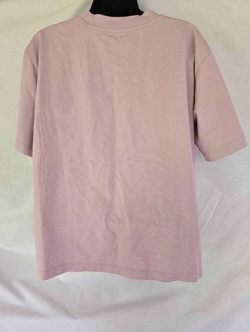 UNIQLO▪️AIRism Cotton Classic Relaxed Scoop Neck T-shirt in Dusty Mauve - Picture 4 of 10